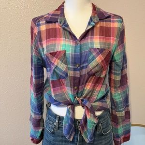 3/$30 AE Vintage Boyfriend Button Up | Size S